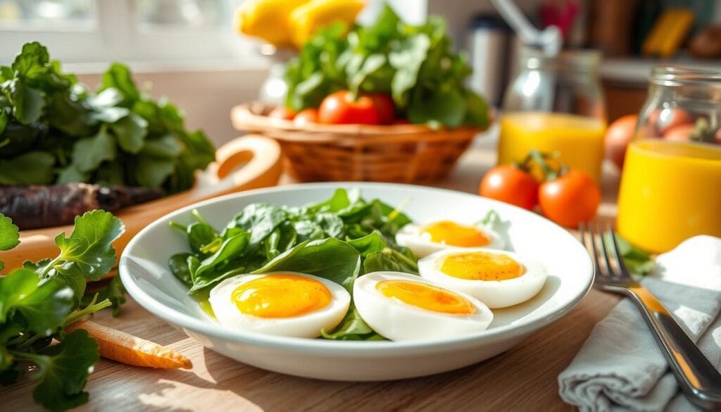 Health Benefits of Spinach Egg Breakfast