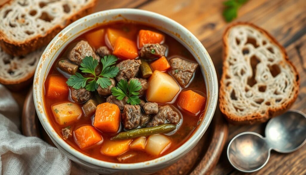 Old-Fashioned Vegetable Beef Soup