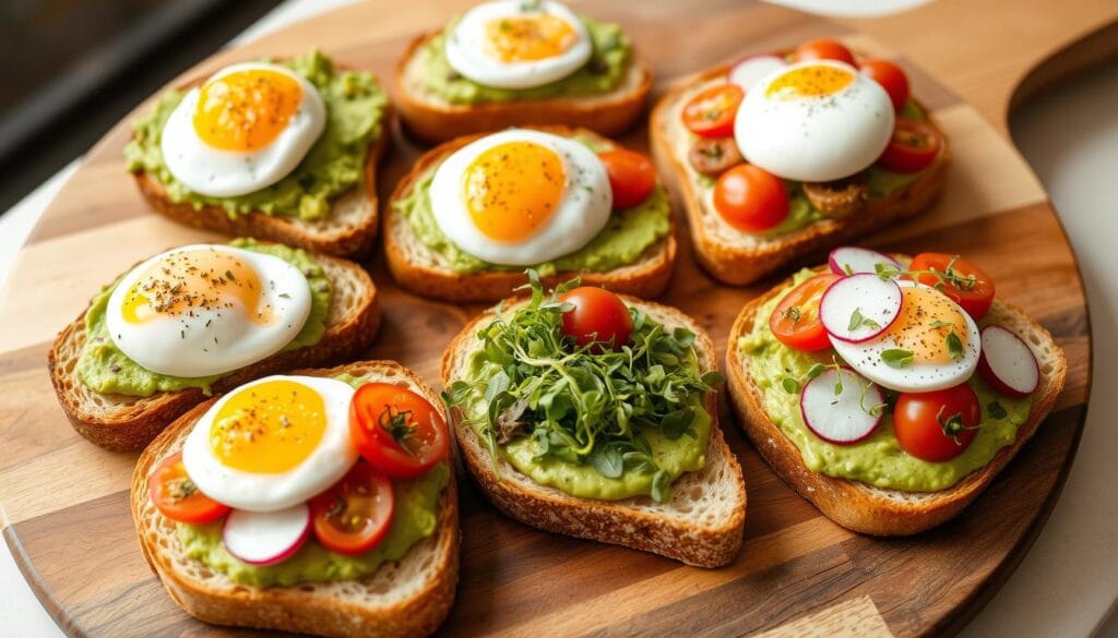 avocado toast variations