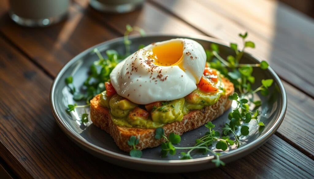 avocado toast with egg