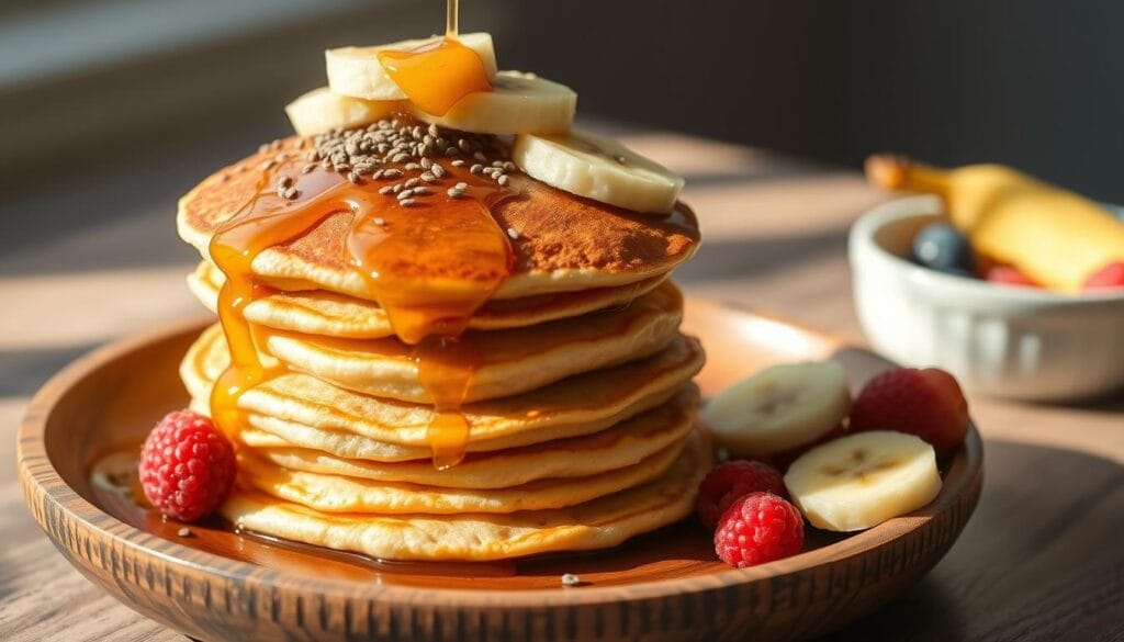 banana protein pancakes