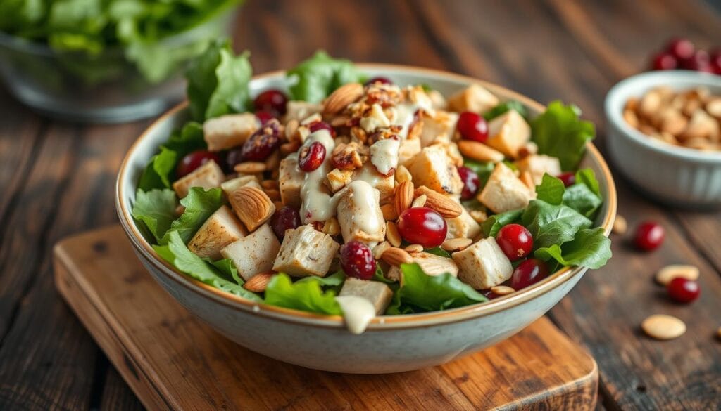 cranberry almond chicken salad