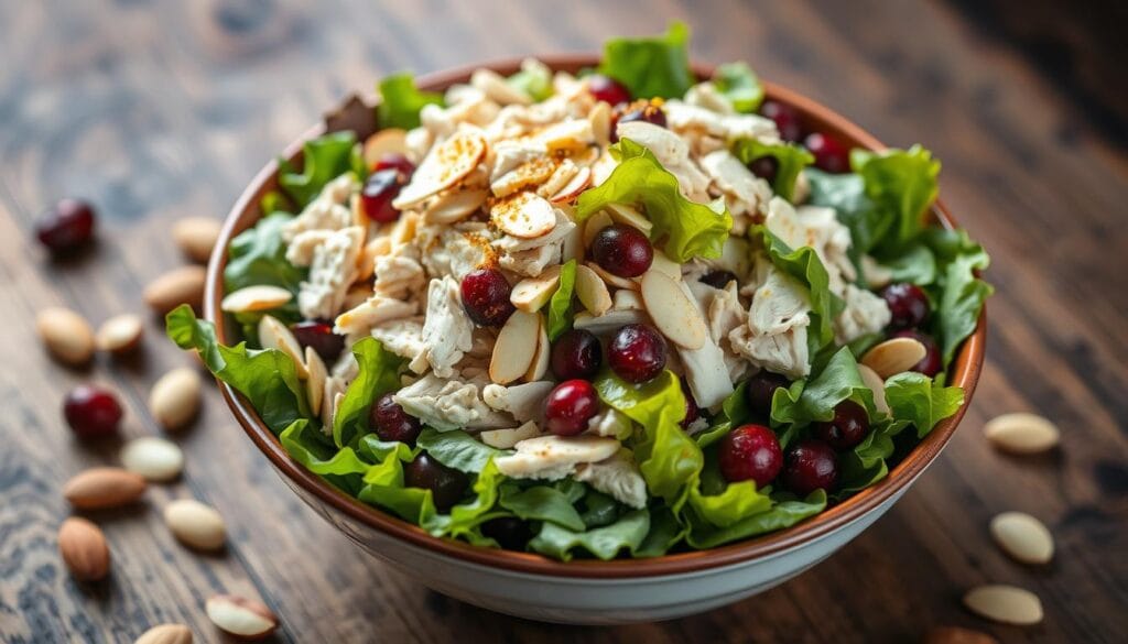 easy cranberry almond salad recipe