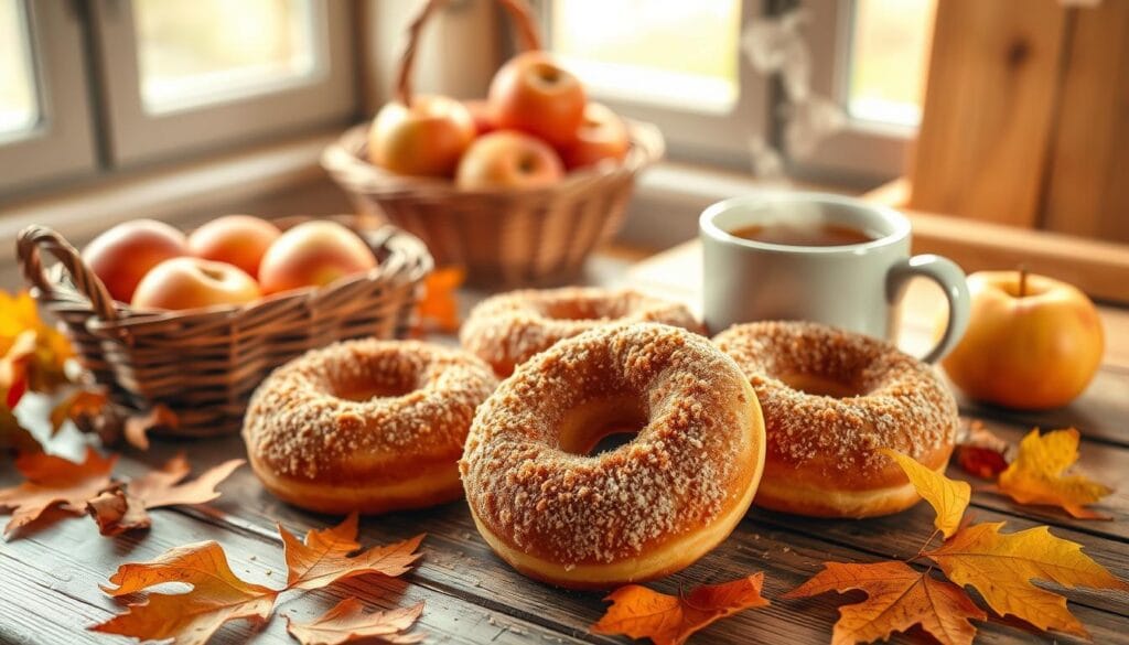 homemade apple cider donuts