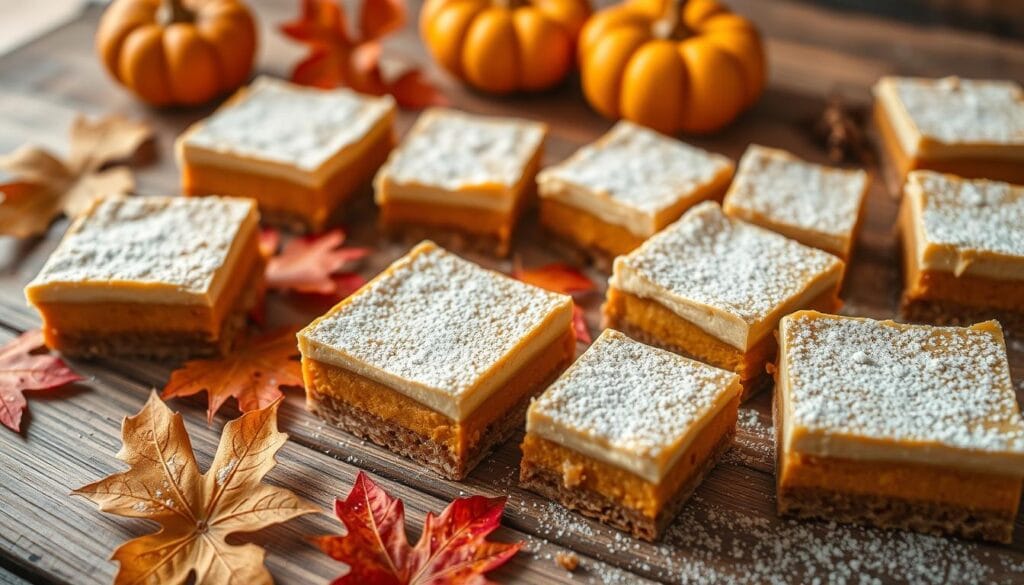 pumpkin cream cheese bars