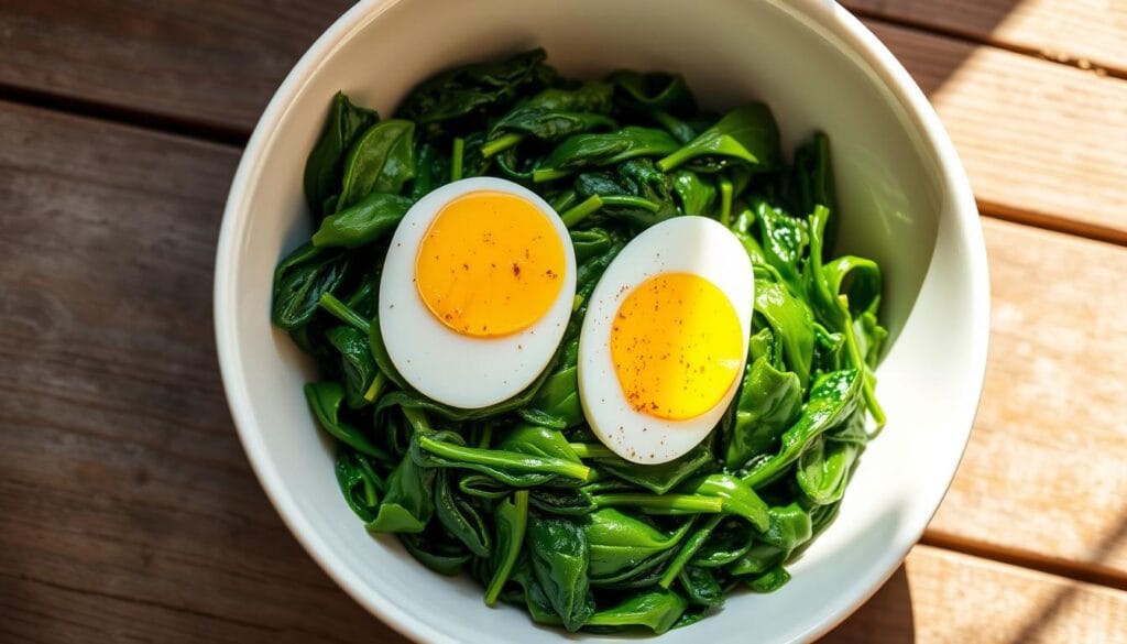 spinach and egg recipes