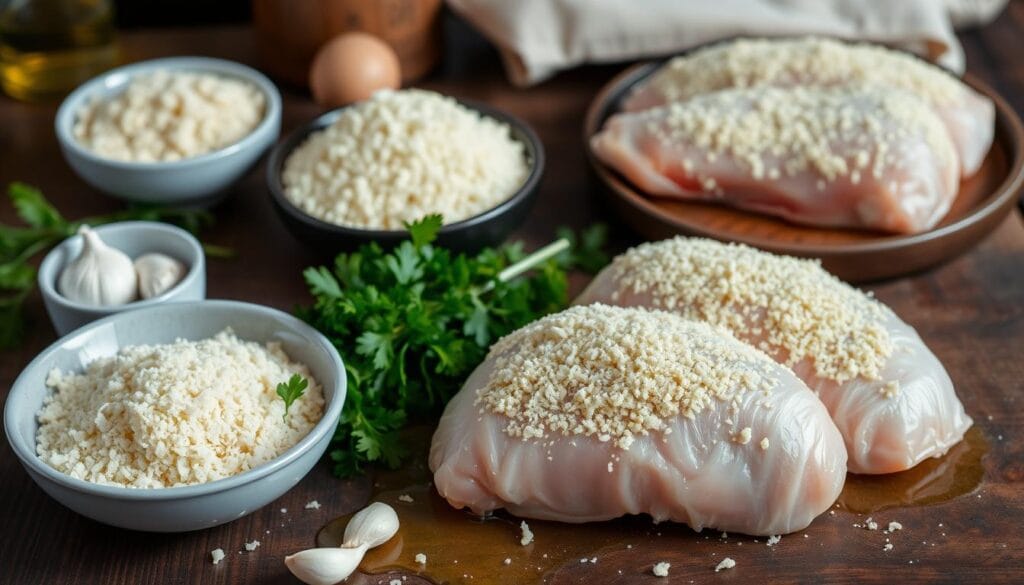 Longhorn Parmesan Crusted chicken ingredients