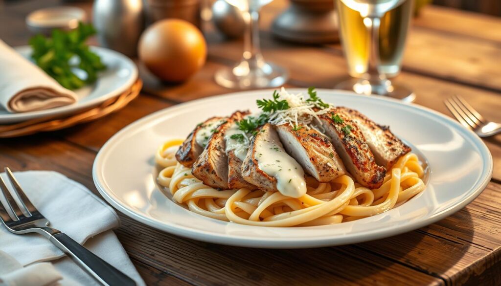 blackened chicken alfredo