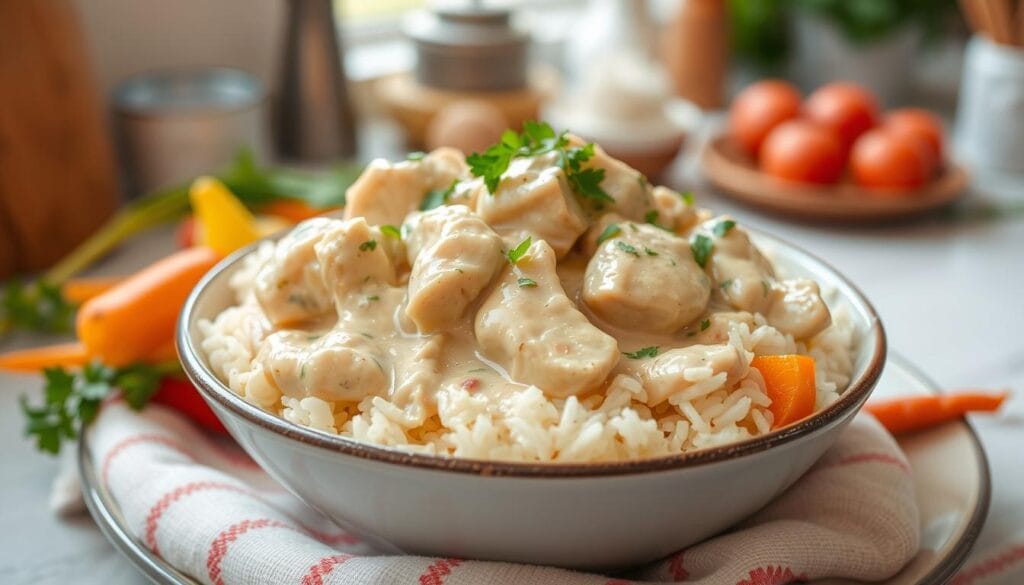 creamy chicken and rice