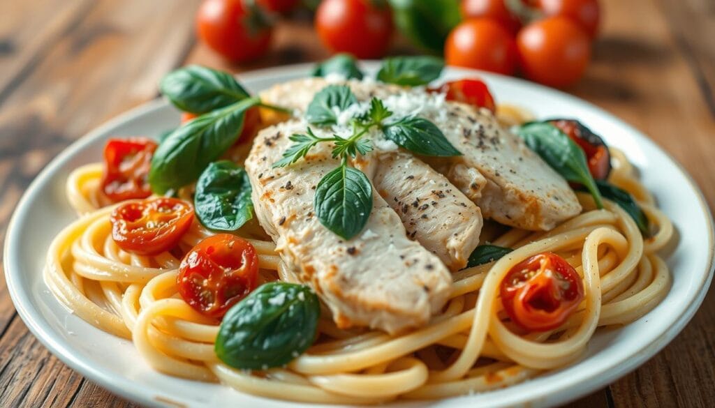 creamy tuscan chicken pasta recipes