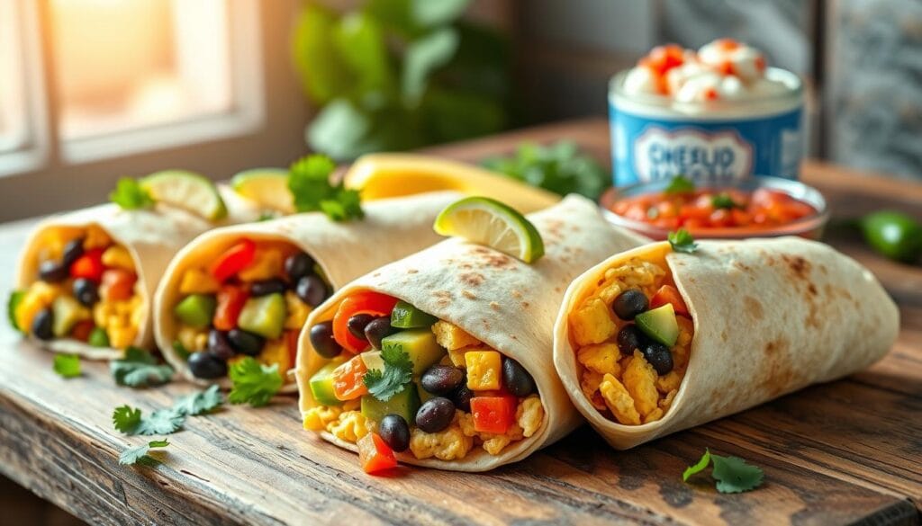 high protein breakfast burrito recipes