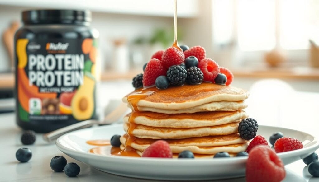 protein pancakes with protein powder