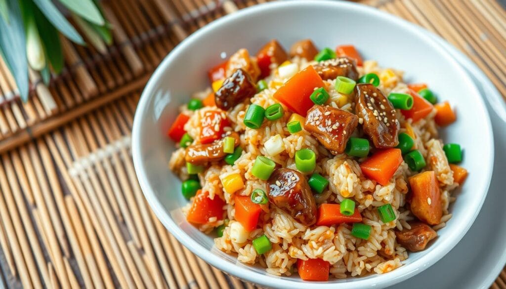 restaurant-style vegetarian fried rice