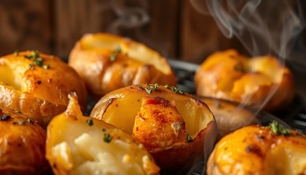 smoked baked potatoes