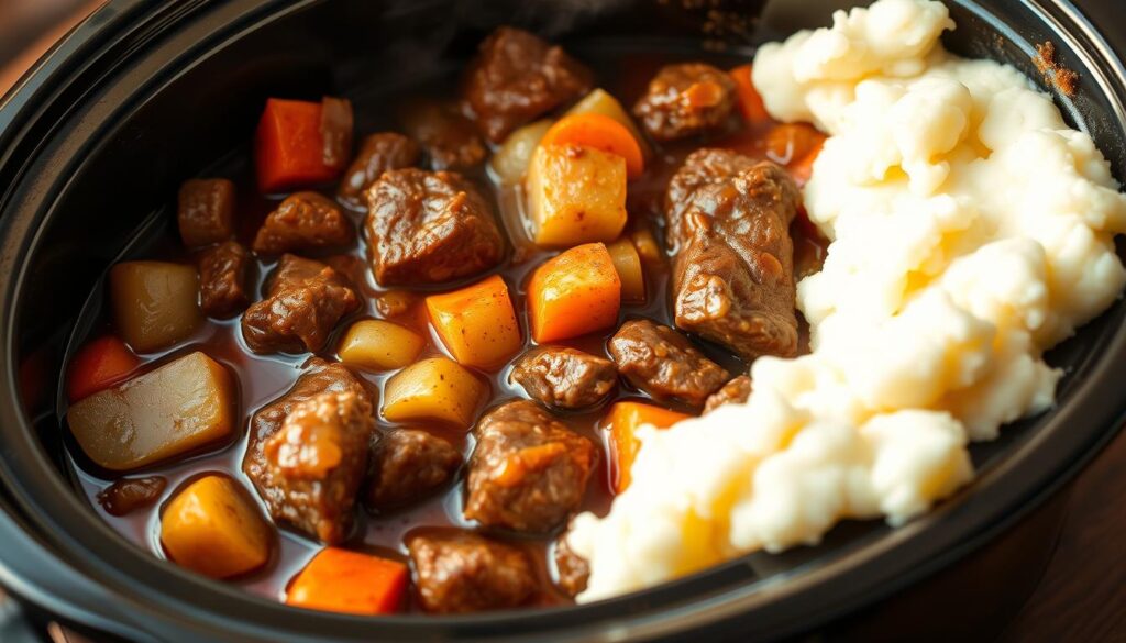 cube steak crock pot dinner