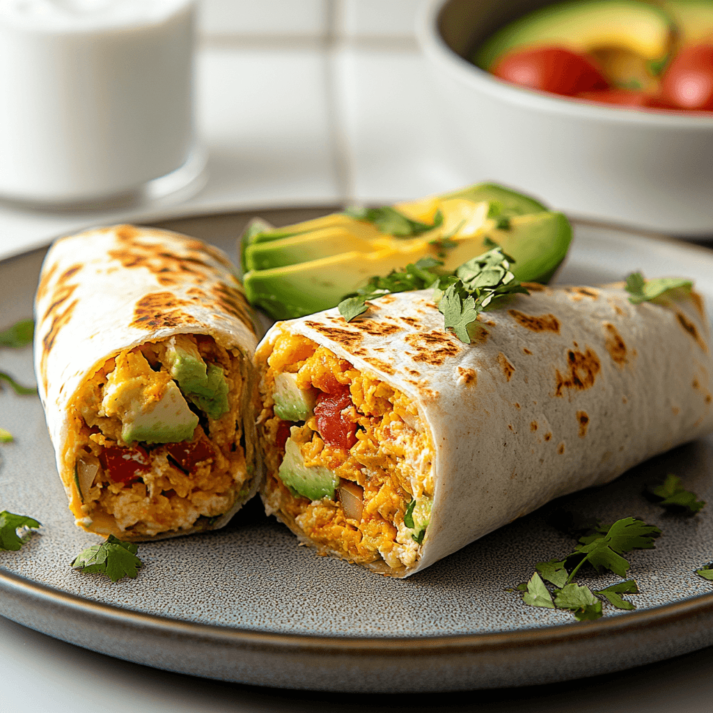 healthy breakfast burritos