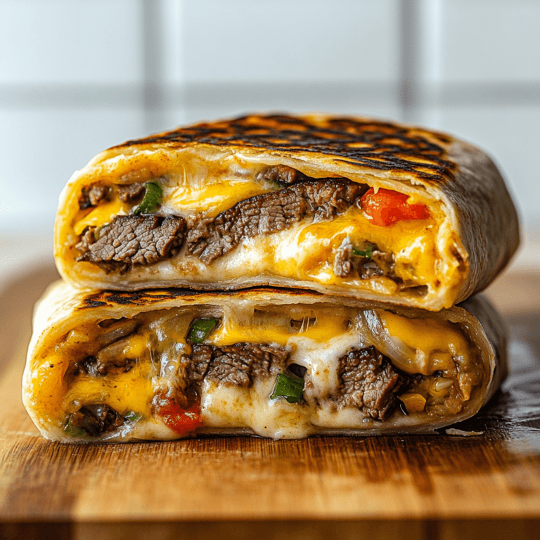 plated steak grilled cheese burrito with sides