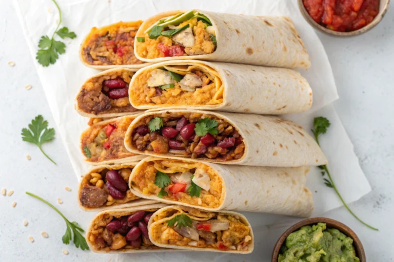 Freezer-Friendly Bean & Cheese Burritos