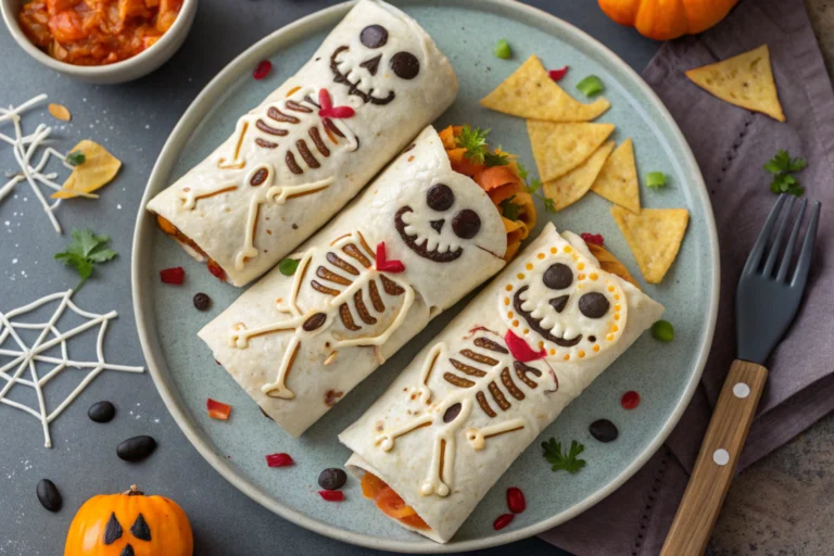Halloween Skeleton Burritos