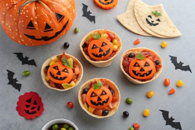 Halloween Taco Cups