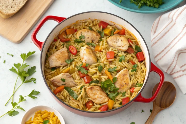 One-Pot Chicken Orzo