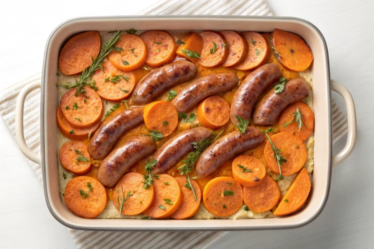 Sweet Potato & Sausage Bake