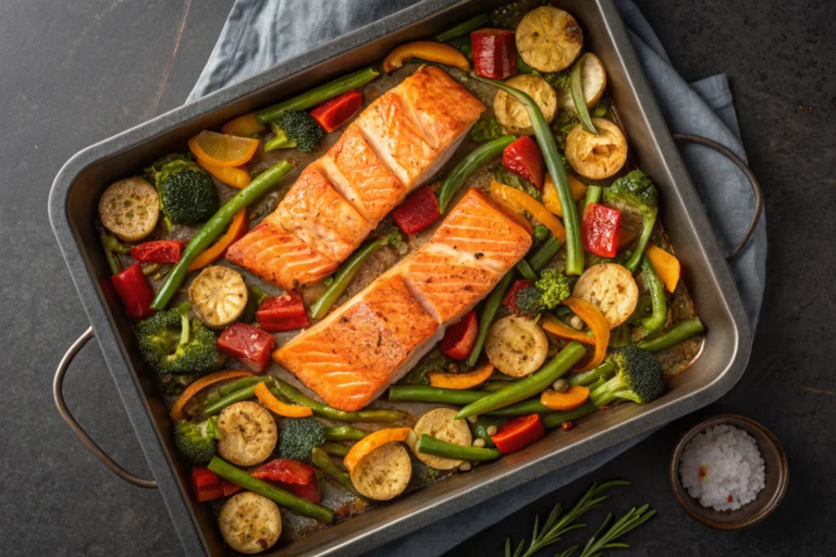 Sheet Pan Salmon & Vegetables