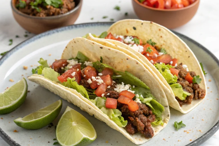 Spicy Beef Tacos