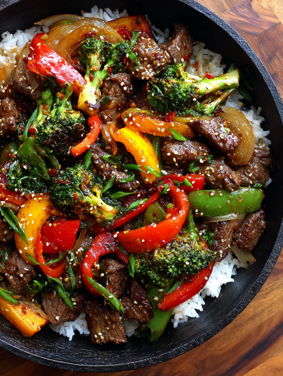 Best Beef Stir-Fry with Veggies and Soy-Garlic Sauce