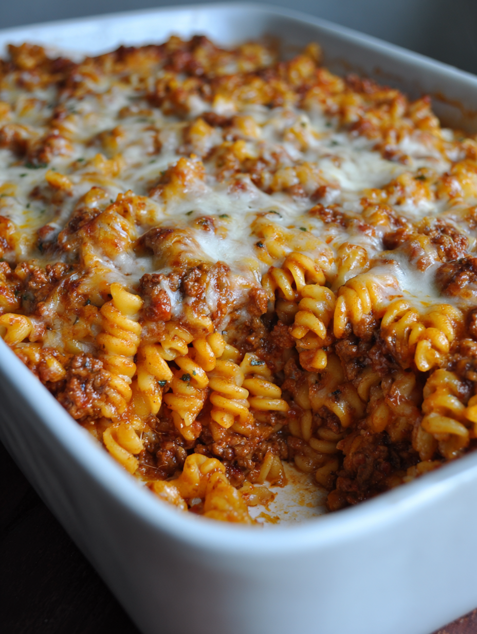 Best Cheesy Beef & Pasta Bake