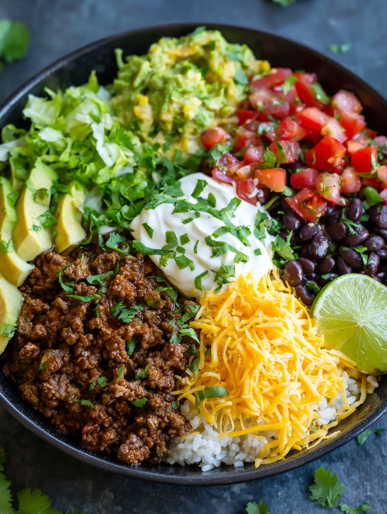 Best Ground Beef Taco Bowl